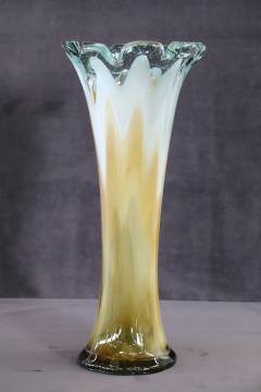 Italian Murano Artistic Glass Tall Vase 1960s - 3602641