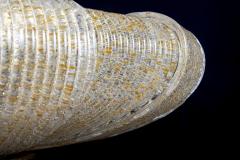 Italian Murano Glass Gold Leaves Modern Flush Mount or Ceiling Light - 3659420