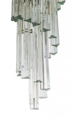 Italian Murano Glass Spiral Form Chandelier circa 1970 - 3209388