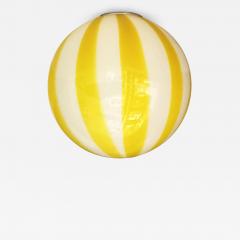 Italian Murano Glass Swirlings Sphere Flush Mount in 70s Style - 4603111