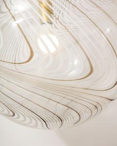 Italian Murano Glass and Brass Globe Chandelier circa 1960 - 3089514
