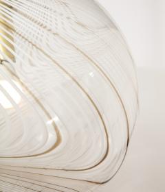 Italian Murano Glass and Brass Globe Chandelier circa 1960 - 3089515