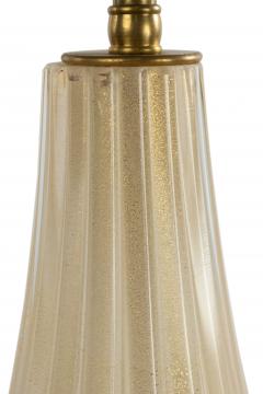 Italian Murano Gold Dusted Glass Table Lamp - 1378021