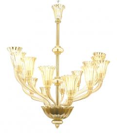 Italian Murano Gondola Shaped Chandelier - 738381