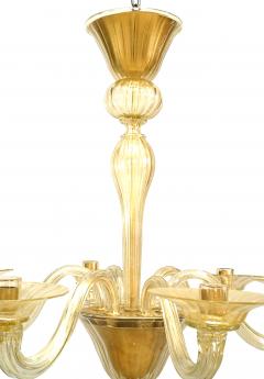 Italian Murano SOMMERSO Gold Dusted Glass Chandeliers - 738512