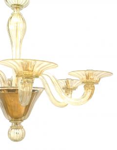 Italian Murano SOMMERSO Gold Dusted Glass Chandeliers - 738514