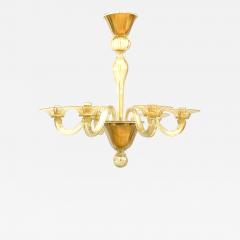 Italian Murano SOMMERSO Gold Dusted Glass Chandeliers - 739433
