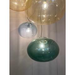 Italian Murano Style Glass Sputnik Chandelier Flush Mount With Big Spheres - 4303444