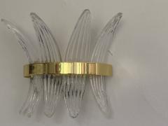 Italian Murano glass palmetta wall sconce Murano glass - 2762908