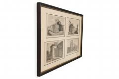 Italian Neo Classic Architectural Temples Print - 4517344
