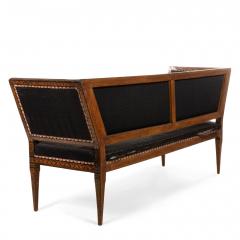 Italian Neo Classic Horse Hair Settee - 1404626