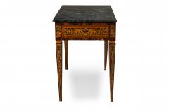 Italian Neo Classic Inlaid Marquetry Single Drawer Centre Table - 4626404