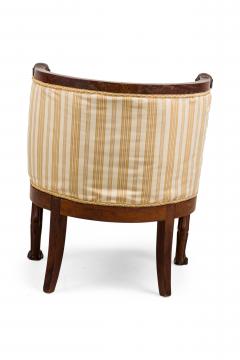Italian Neo Classic Lion Head Walnut Chair - 4650264
