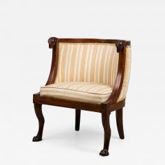 Italian Neo Classic Lion Head Walnut Chair - 4700218