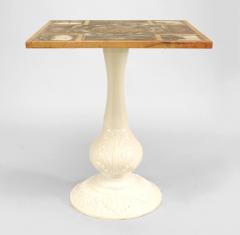 Italian Neo Classic Marble End Table - 1437542