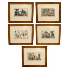 Italian Neo Classic Military Objects Print - 4667526