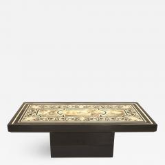 Italian Neo Classic Scagliola Classical Scene Coffee Table - 1428307