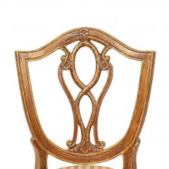 Italian Neo Classic Shield Side Chair - 4658377