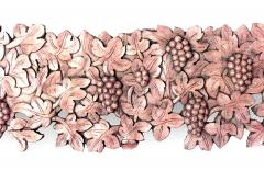 Italian Neo Classic Style Carved Grape Vine Wall Plaque - 4200579