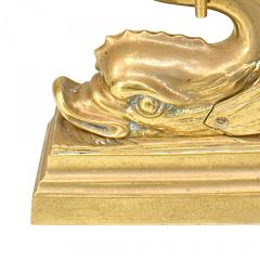 Italian Neo Classic Style Gilt Trident Doorstop - 4519542