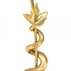 Italian Neo Classic Style Gilt Trident Doorstop - 4519544