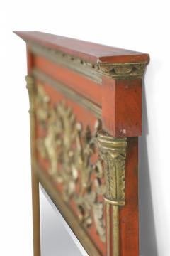 Italian Neo Classic Style Gilt and Painted Pier Wall Mirror - 4171111