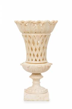 Italian Neo Classic White Grand Tour Marble Centerpiece - 4200563