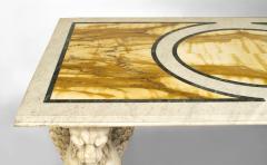 Italian Neo Classic White Marble Center Table - 1424232