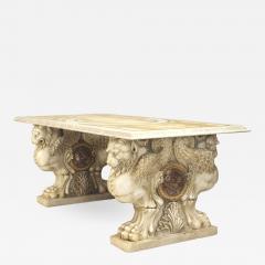Italian Neo Classic White Marble Center Table - 1428188