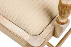 Italian Neo Classic style reproduction cream painted and gilt trim armchair - 4651915