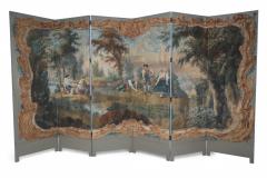 Italian Neo Classical Style Figurative Painting 6 Paneled Folding Screen - 2800725