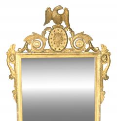 Italian Neoclassic Giltwood Mirror For The American Market - 4382659