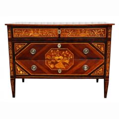 Italian Neoclassic Marquetry Inlaid Commode - 1760144
