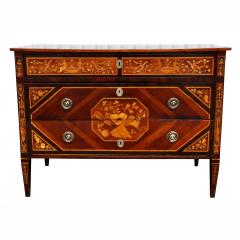 Italian Neoclassic Marquetry Inlaid Commode - 3786103