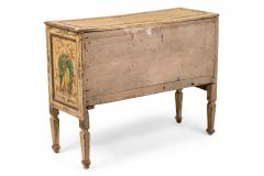 Italian Neoclassic Painted an Parcel Gilt Two Drawer Commode Piedmontese - 4170080
