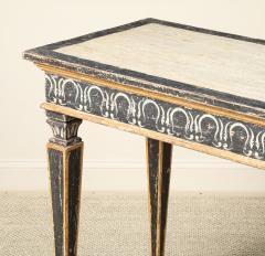 Italian Neoclassic Period Painted Wood Console Table circa 1800 - 4783116