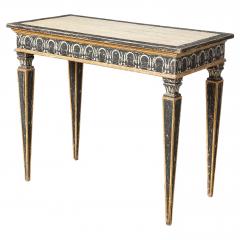 Italian Neoclassic Period Painted Wood Console Table circa 1800 - 4783134