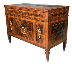 Italian Neoclassic Rosewood And Palisander Commode - 4698499