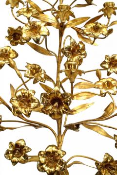 Italian Neoclassic Style Bronze Floral Candelabra - 4201130
