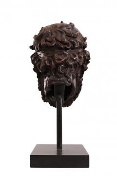 Italian Neoclassic Style Bronze Poseidon Bust - 4201641
