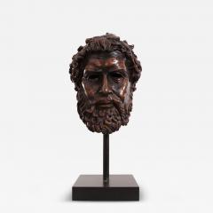 Italian Neoclassic Style Bronze Poseidon Bust - 4279096