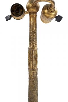 Italian Neoclassic Style Pink Marble Table Lamp - 4650743