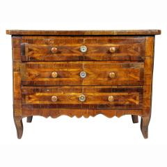 Italian Neoclassic Walnut Miniature Commode - 3786109