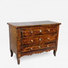 Italian Neoclassic Walnut Miniature Commode - 3800162