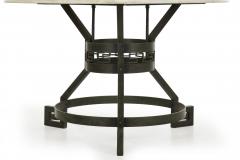 Italian Neoclassical Antique Pietra Dura Center Table w Bronze Base - 838080