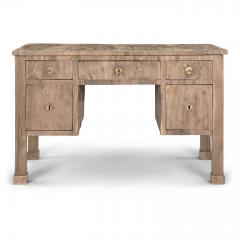 Italian Neoclassical Bleached Walnut Desk - 3417465