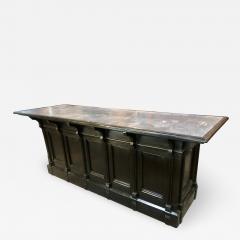 Italian Neoclassical Executive Writing Desk with Zinc Top circa 1960s - 1231062