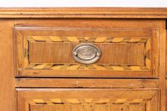 Italian Neoclassical Five Drawer Fruitwood Writing Desk Circa 1790 - 2954912