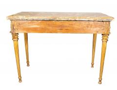 Italian Neoclassical Giltwood Console Table - 4643479