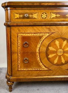 Italian Neoclassical Marquetry Decorative Crafts Three drawer Chest or Commode - 3728974
